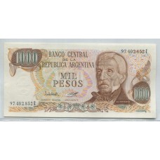 ARGENTINA COL. 652b BILLETE 1.000 PESOS LEY 18.188 BOT 2449a SIN CIRCULAR UNC